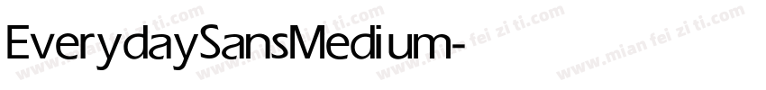 EverydaySans Medium字体转换